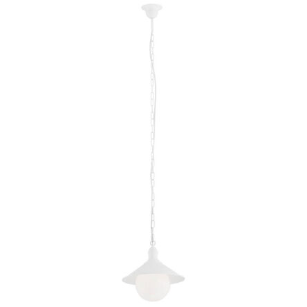 Lampa wisząca ogrodowa ERBA BIS 3296 Argon RETRO IP44 biała