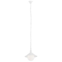 Lampa wisząca ogrodowa ERBA BIS 3296 Argon RETRO IP44 biała