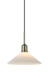 Lampa wisząca Vela 1L E27 108867 Markslojd antyczny mosiądz/biała Ø25cm - 2