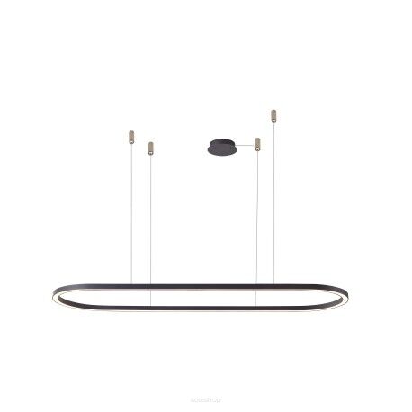 Lampa wisząca ELENA 150 DIMM BK czarna Azzardo AZ5057