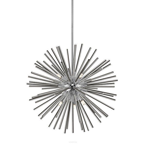 LAMPA WISZĄCA URCHIN FASCYNUJĄCA FORMA  ROZŁOŻYSTA nowoczesna hipnotyzująca  JEŻ zumaline P0491-09F-F4AN