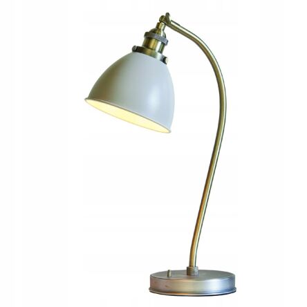 Lampa stołowa  FRANKLIN szary, antyczny mosiądz ENDON LIGHTING 76331  
