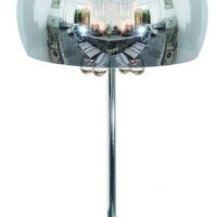 LAMPA STOŁOWA ZUMA LINE CRYSTAL T0076-03E KRYSZTAŁKI NOWOCZESNA NASTROJOWA SZKLANY KLOSZ 