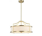 Lampa wisząca Stanza Old Gold M Orlicki Design artdeco beżowy abażur - 2