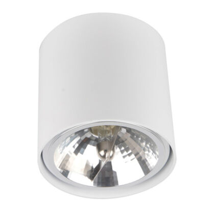 PLAFON ZUMA LINE BOX SPOT 50631 WH Z ALUMINIUM W KOLORZE BIAŁYM TECHNICZNA TUBA 