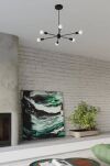 Lampa wisząca LANGO SL.1022 Sollux Lighting minimalistyczna 5x E27 - 3