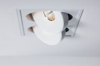 Lampa wpuszczana Lava X2 WP Trimless edge LED Labra  4.1047 podwójna prostokąt ruchome oczka LED różne kolory wykońnczenia - 2