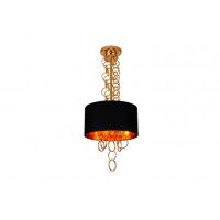 Lampa KATE AZ2678 elegancka ze złotymi łańcuszkami z okręgów wystającymi spod klosza