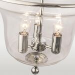 Lampa wisząca  Prague - P03950CH COSMO Light wykonana w stylu nowojorskim połączonym z klasycznym nietypowy klosz - 2