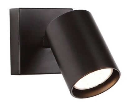 Kinkiet TOP I W0219 MAXlight CZARNY Nowoczesny  tuba GU10