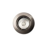 Lampa wpuszczana  SWING FI1 NIKIEL Ideal Lux  083148  okrągła aluminiowa ramka kolor niklu wymaga wbudowania w ścianę zestaw 3 szt - 3