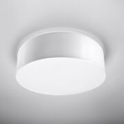 Nowoczesna Lampa Sufitowa Okrągły Plafon ARENA 35 SL. 0123 klosz z tworzywa sztucznego w kolorze białym w kształcie walca