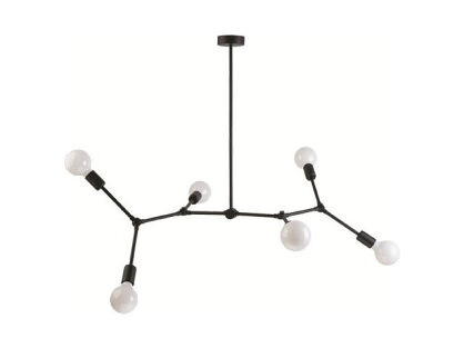 Lampa wisząca TWIG czarna 6x Nowodvorski 9138