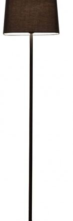 Lampka Podłogowa Marbella CZARNA light prestige METAL / TKANINA E27 / 60W IP20  P-332/1F BK