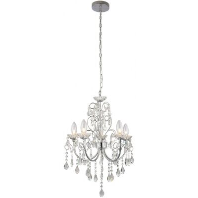 Lampa wisząca TABITHA kryształowy żyrandol ENDON LIGHTING 61384 