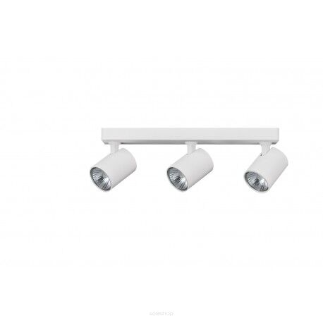 Lampa sufitowa natynkowa EXO 3 AZ3198 Azzardo biała 3 źródła światła na podłużnej podsufitce 
