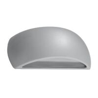 Kinkiet PONTIUS SL.0875 SOLLUX LIGHTING półokrągły ceramiczny szary