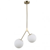 Lampa wisząca Caserta PND-33245-2 Italux antyczny brąz molekuły 