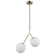 Lampa wisząca Caserta PND-33245-2 Italux antyczny brąz molekuły 
