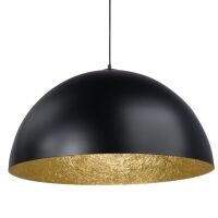 Lampa wisząca SFERA 35 SIGMA 30143 CZARNA ZŁOTA 35 CM