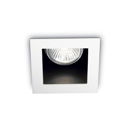 Lampa sufitowa  FUNKY FI1 BIAŁY Ideal Lux  083230  należy wmontować w ścianę na kolor biały rama ma kształt kwadratu