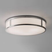 Plafon MASHIKO ROUND 400  Astro 7421 lampa sufitowa do łazienki mleczne szkło wykończenie polerowany chrom IP44 okrągła 1121026