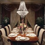 Lampa wisząca CAESAR SP9 CHROM Ideal Lux  041827  klosz  z ciętych kryształów rama w kolorze chromu - 2