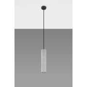 LAMPA  WISZĄCA LUVO BETONOWA LOFTOWA TUBA  SL.0653 SOLLUX