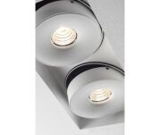 Podwójna regulowana oprawa sufitowa Multiva Evo 115.2 Trimless Edge.LED 12W On-Off Labra 4.1818 - 3