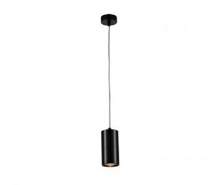 Lampa wisząca Kika S 85  Orlicki Design czarna tuba 8,5 cm wysokości źródło światła GU10 