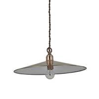 Lampa wisząca CANTINA SP1 BIG MIEDŹ Ideal Lux  112732  metalowa rama klosz w kształcie stożka o miedzianym zabarwieniu