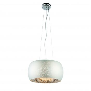 Lampa wisząca ECLIPSE srebrna  ENDON LIGHTING 78697  