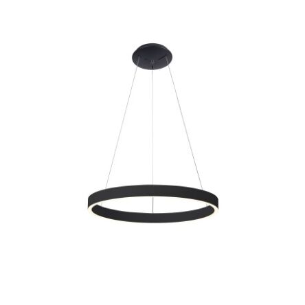 Lampa wisząca ANDREA 80 3000K DIMM (20W+50W) BK czarna Azzardo AZ5100