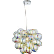 Lampa wisząca INFINITY  chrom + opalizujący kolor ENDON LIGHTING 80123  