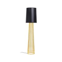Lampa podłogowa HOLMES STRAIGHT złota KING HOME XCF7583-164 