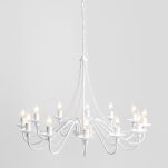 Lampa wisząca RÓŻA 12 LT biała ALDEX 397R   - 4
