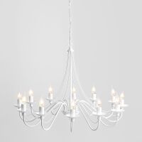 Lampa wisząca RÓŻA 12 LT biała ALDEX 397R  