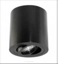 Lampa sufitowa natynkowa Rullo Nero Orlicki Design czarna tuba techniczna