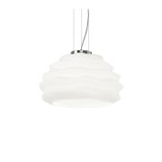 Lampa wisząca Karma SP1 Small 132389 NOWOCZESNY IP20 SZKŁO Ideal Lux oprawa wisząca w kolorze białym 
