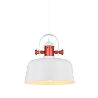 LAMPA WISZĄCA Italux Elysia  PENDANT MDM-2990/1 W wykonana jest ze stali o białym wykończeniu nowoczesna