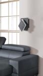 Kinkiet ONYX AZZARDO AZ3358 czarna geometryczna  - 2