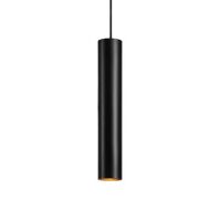 Lampa wisząca RUBEN 107879 Markslojd Pojedyncza tuba w kolorze czarnym wys. 40cm śr. 7cm GU10