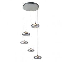Lampa wisząca Tenele PND-24028-5A-SILV Italux