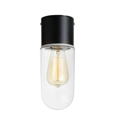 Lampa sufitowa ZEN CLEAR 1L Czarny/Transparentny 107796