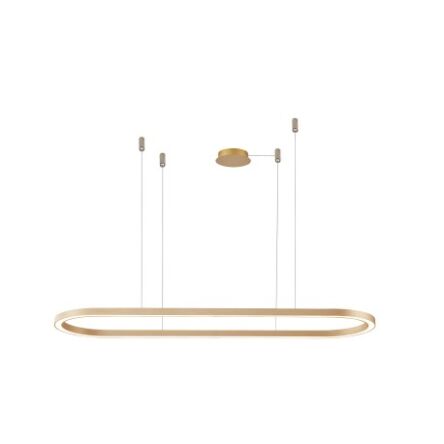 Lampa wisząca ELENA 120 DIMM BK złota Azzardo AZ5056