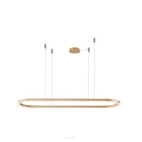Lampa wisząca ELENA 120 DIMM BK złota Azzardo AZ5056