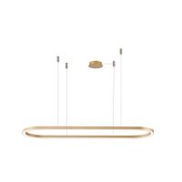 Lampa wisząca ELENA 120 DIMM BK złota Azzardo AZ5056