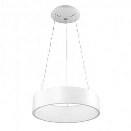 Lampa wisząca CHIARA 3945-832RP-WH-3 Italux NOWOCZESNY ZWIS W KOLORZE BIAŁYM W KSZTAŁCIE PIERŚCIENIA LED 32W 3000K