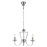 LAMPA WISZĄCA RIGA PIĘKNA STYLOWA Z 3 ŹRÓDŁAMI ŚWIATŁA O WYGLĄDZIE ŚWIECZEK COSMO LIGHT P03755CH - 2