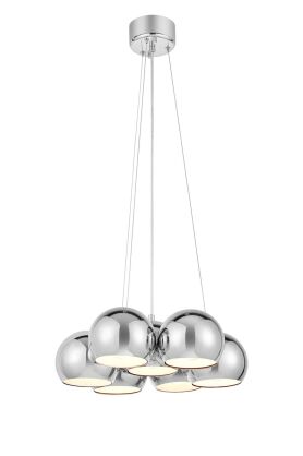 Lampa wisząca Cupolo 1L 7xE14 109167 Markslojd chrom 7xØ15cm grono